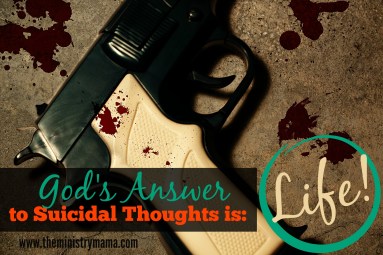 God's Answer to Suicidal Thoughts