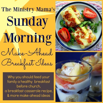 Sunday Morning Make Ahead Breakfast Ideas